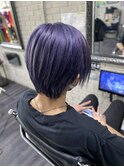 【派手髪】剣持刀也風カラー【パープルアッシュ】
