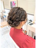 ウェーブとねじりのアップ