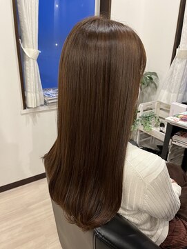 コアフィールフィス(COIFFURE fils) 《見附　今町》M3D 透け感マットカラー　ロング