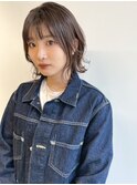 外ハネショートボブ