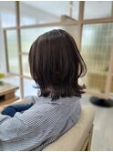 20代30代40代/大人可愛い/くびれレイヤー/マロンベージュ