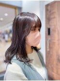 透明感あふれるラベンダーグレージュ