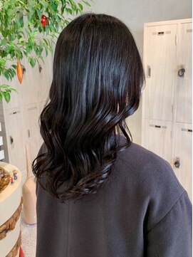 フレア ヘア サロン(FLEAR hair salon) 韓国　ブルーブラック