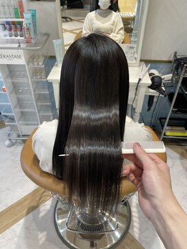 ロンド ストラーダ 心斎橋(Lond strada) イメチェンチェリーブラウンフェミニンロング