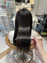 ロンド ストラーダ 心斎橋(Lond strada) イメチェンチェリーブラウンフェミニンロング