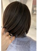 白髪を目立たなくする、極細シークレットハイライトで白髪ぼかし