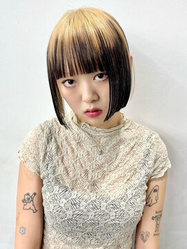 レコ 渋谷(LECO) コントラスト ボブ