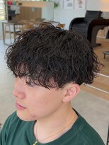 ラヴィズムバイフィフス(LUVISM by fifth) ツイストスパイラルパーマツーブロックメンズマッシュパーマ