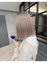 アレンヘアー 函館店(ALLEN hair)&nbsp;【*ミルクティーベージュ×ボブ*】柔らかな色味がgood*