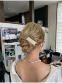 大人可愛いヘアアレンジ☆アップスタイル