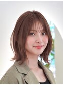 大人ミディアムボブ『上品な顔まわり×くびれボブ』