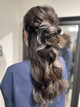 アンク クロス 関内店 お団子ハーフアップ【mifuyu】