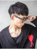 大人のショートバングスタイル