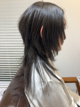 ヘアーデザイン シーベル(HAIR DESIGN SEA BELLE) 個性派ハイレイヤーウルフ by.TANIGUCHI
