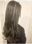 ハイライト ×  ダークグレージュ