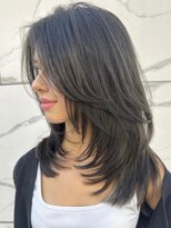 ヘアーサロングランデ(HAIR SALON GRANDE)&nbsp;ハイライトカラーミルクティーベージュレイヤーカット