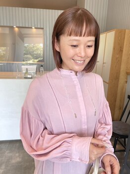 ウーナ(una)の写真/【東別院1分】口コミ多数◎乾かしただけで可愛くなれるカット技術に定評あり。大人可愛いスタイルはお任せ*