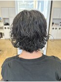 メンズボブパーマ