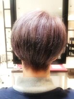 ミューズ 新浦安店(HAIR&NAIL MUSE) 大人マッシュショート丸みショート細めハイライト白髪ぼかし
