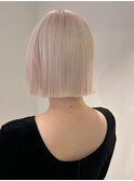 12999金髪マロンベージュブロンドニュアンスカラーベージュボブ