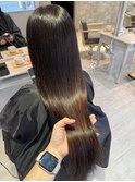 ツヤ髪ストレート