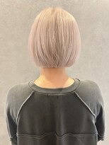 コト 福井大和田店(coto) 福井　大和田　ハイトーン　ホワイトカラー　ぱつっとボブ