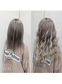 #エクステ#シールエクステ#カラー#バレイヤージュ