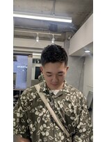 クロムトウキョウ ザ バーバー ネオン 新宿店(CHROM TOKYO the Barber ne/on)&nbsp;束感ショート