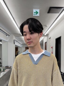 ソソ(soso) 毛流れセンターパート/フェザーパーマ/横浜