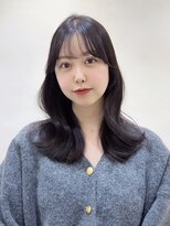 ザックラフィネ(ZACC raffine) ラベンダーブラウン/ミディアムレイヤー/顔周りカット