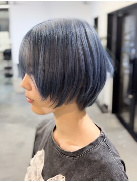 ペチカ(PEZZICA) ショート/ブルー