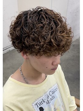 リップス 吉祥寺店 (LIPPS) ブラウンプードルパーマ