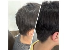 彩葉の雰囲気（ヘアカラーでおしゃれに出来ます。）