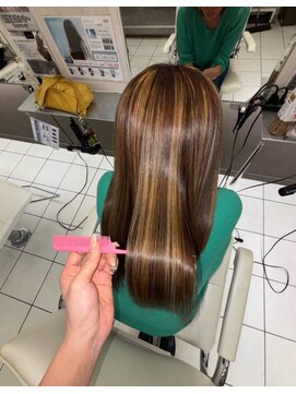 白髪ぼかしハイライト