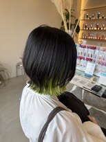 アチーブティルスマートサロン 豊川末広通店(achieve till Smart Salon) インナーカラーウルフカット小顔ボブレイヤーくびれヘア