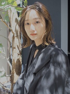 ステップボーンカット トーキョー(STEP BONE CUT TOKYO) 【ステップボーンカット】伸ばしかけのボブ/インナーカラー