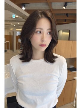 サードショップ 梅田茶屋町店(THIRD SHOP) レイヤーカット×グレージュ