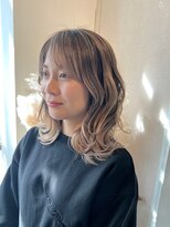 アンド バイ 五反田(_&.By:U)&nbsp;フェミニンロング/似合わせカット/ウェーブミディアム/五反田
