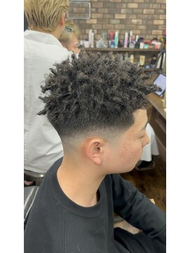 メゾンフォーメン トアロード(Maison for men TorRoad) スパイキーアフロ【メンズパーマ/メンズメッシュ/メッシュパーマ