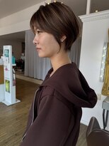 シャンプーボーイ 佐賀(SHAMPOO BOY)&nbsp;ショート/白髪ぼかしカラー/トップふんわり【佐賀美容室】