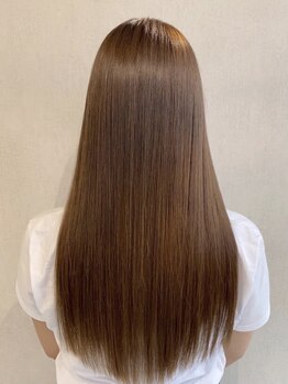 アフロディーテ 泉中央店(Aphrodite)の写真/縮毛矯正とデジタルパーマの同時施術OK☆お客様に合わせて薬剤を調合します