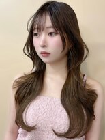 アリスバイアフロート 自由が丘(ALICe by AFLOAT)&nbsp;>>お顔をカバーする似合わせカット◎オリーブベージュで透明感♪