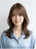 イメチェン/ピンクベージュ/アンブレラカラー/前髪/高円寺