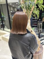 ヘアーザラブズラフズ オーガニカ 北九州(HAIR THE LOVES LAUGHS ORGANICA) 白髪ぼかし×柔らかいブラウンベージュ