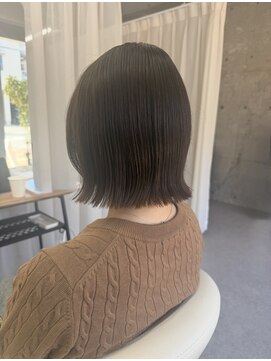 エマ 浦上駅前店(EMMA) 透明感ケアカラー × ナチュラルブラウン