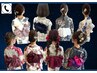 【電話予約のみ】 ■花火大会や夏のイベントに♪浴衣着付+ヘアセット ¥11.000