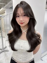フォルテ 表参道店(FORTE) ミルクティーベージュ/レイヤーボブ/韓国巻き/顔周りカット