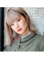 アッシュ 長津田店(Ash) 切りっぱなしボブ×艶カラー