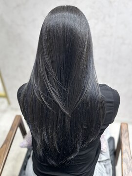 アンドリルム 梅田(&Lillme) 髪質改善と掛け合わせる×グレーブラック
