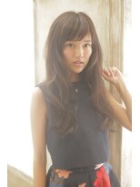 フレア 心 武庫之荘(flare) 「暗髪」×ロングカール